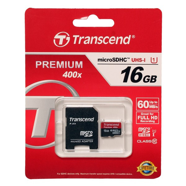 CARTE MICRO SD TRANSCEND 16GO CLASS 10 UHS CARTE MICRO SD TRANSCEND 16GO CLASS 10 UHS
