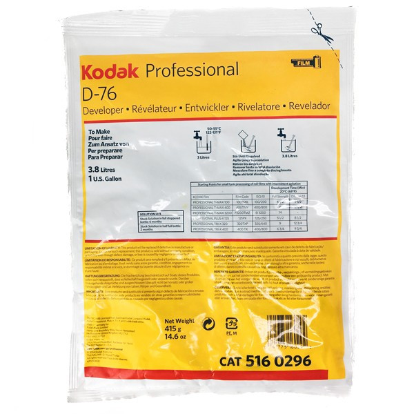 KODAK D-76 POUDRE 3,8L (RÉVÉLATEUR EN POUDRE) KODAK D-76 POUDRE 3,8L (RÉVÉLATEUR EN POUDRE)