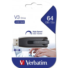 Clé USB VERBATIM V3 HIGH SPEED 64 Go