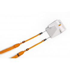 POLAROID CAMERA STRAP FLAT - ORANGE STRIPE
