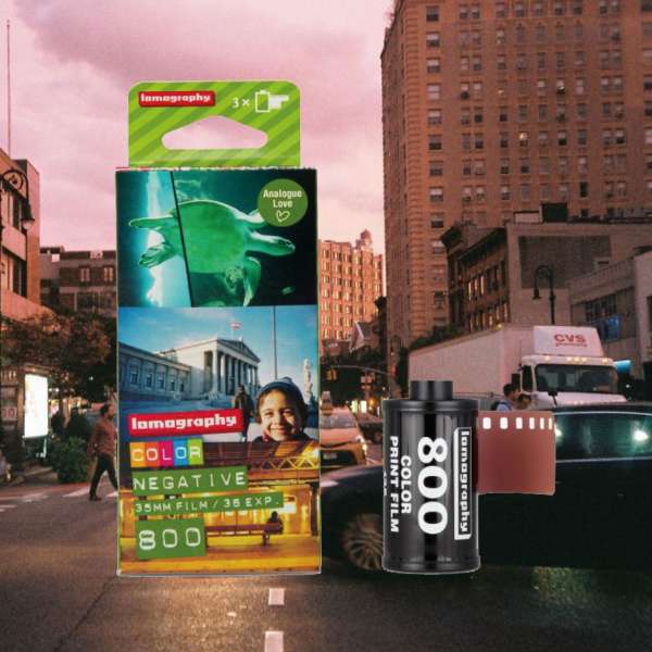 pack pellicule lomography couleur 800