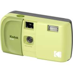 Appareil photo argentique vert